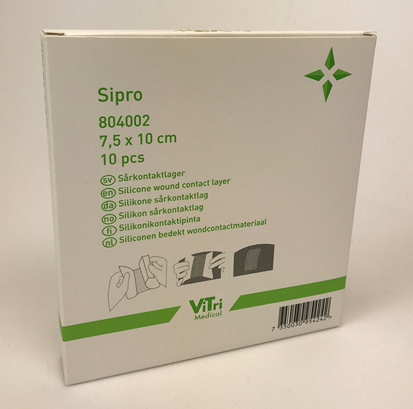 SÅRSKYDD M SILIKON 7,5X10CM