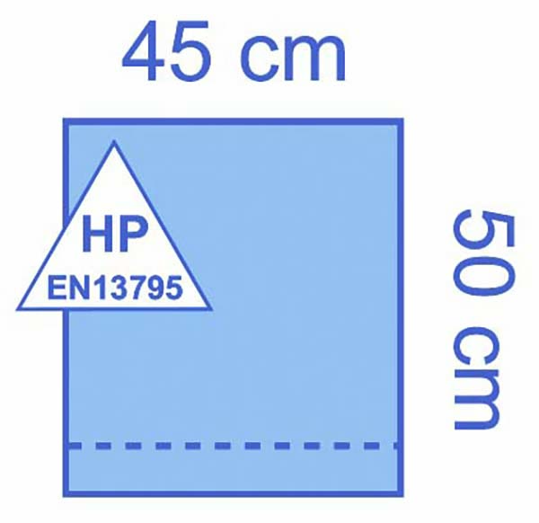 OPHANDDUK PP 45X50 M HÄKTK