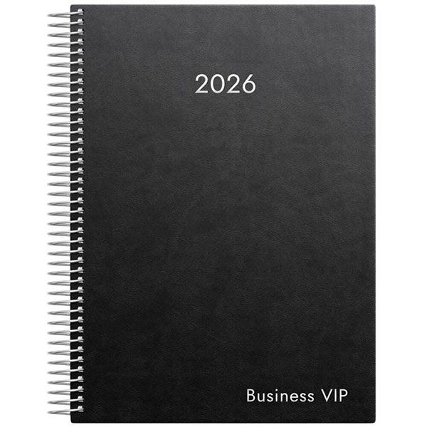 Almanacka veckokal konstläder 2026
